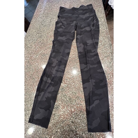 Lululemon Pants - Lululemon Base Pace High-Rise Tight 28" *Brushed Nulux Camo Deep Coal Size 6